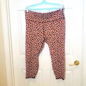 Fabletics leopard print leggings size 3X